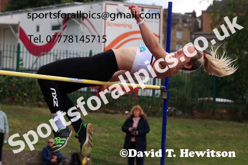 Womens Heptathlon High Jump, 2024 EAP International Combined events, Hewcham, Northumberland.  Photo: David T. Hewitson/Sports for All Pics